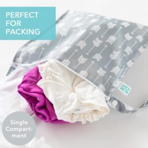 Bumkins Waterproof Wet Bag 2-Pack for Baby, Swim, Cloth Diapers & More - Image 2