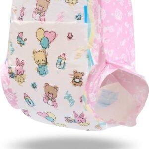 Littleforbig XL Printed Brief Diapers - Set of 2 Baby Cuties - Image 3