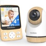 HelloBaby Baby Monitor No WiFi, High Capacity 2800mAh Battery (26H ECO Mode) with 1000ft Range,Two-Way Talk, Night Vision,Temperature Alerts, Portable and Bilingual