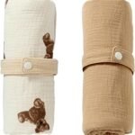 2Pcs Travel Change Mat Diaper Changing Pad Portable Infant Newborn Cotton Strong Absorbent Sheet Bed Pad Baby Essential