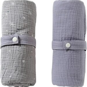 2Pcs Travel Change Mat Diaper Changing Pad Portable Infant Newborn Cotton Strong Absorbent Sheet Bed Pad Baby Essential