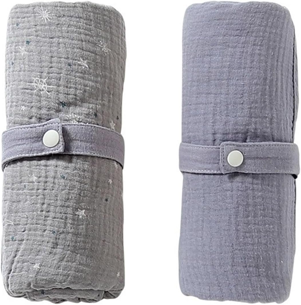 2Pcs Travel Change Mat Diaper Changing Pad Portable Infant Newborn Cotton Strong Absorbent Sheet Bed Pad Baby Essential