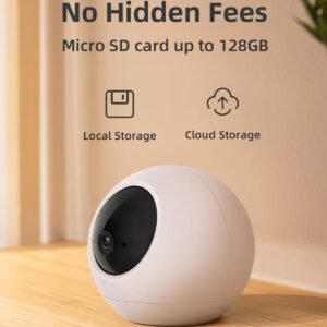 Noorio T110 Indoor Security Camera: 2-Way Audio Baby & Pet Monitor - Image 3