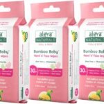 Aleva Naturals Bamboo Baby Hand and Face Wipes - Natural and Organic Ingredients, Cleans and Moisturizes, Extra Strong, and Ultra Soft - Value Pack- 30ct X 3 = 90 Count