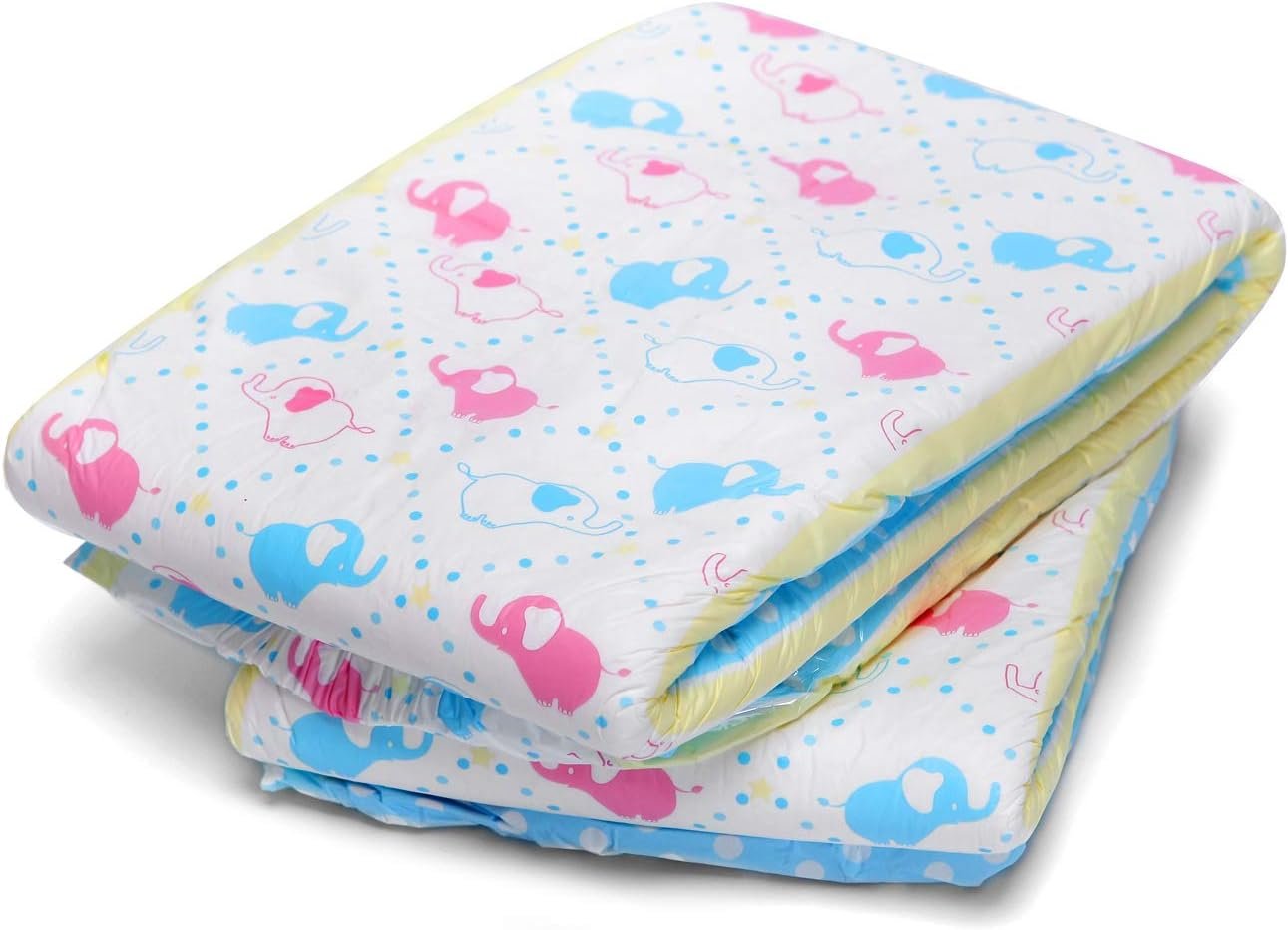 LittleForBig Printed Adult Brief Diapers 2 Pieces - Little Trunks M