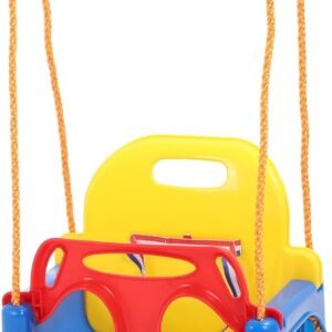 3-in-1 Toddler Swing Set with Safety Belt & Adjustable Rope | Indoor/Outdoor - Image 4