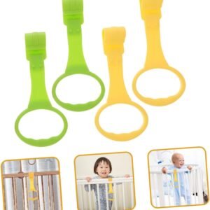 4-Pack SUPVOX Stand Up Pull Rings for Cribs & Playpens - Safe Grip Tools - Image 6