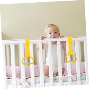4pcs Portable Nursery Stand-Up Pull Rings for Newborns - Lightweight & Comfortable - Image 2