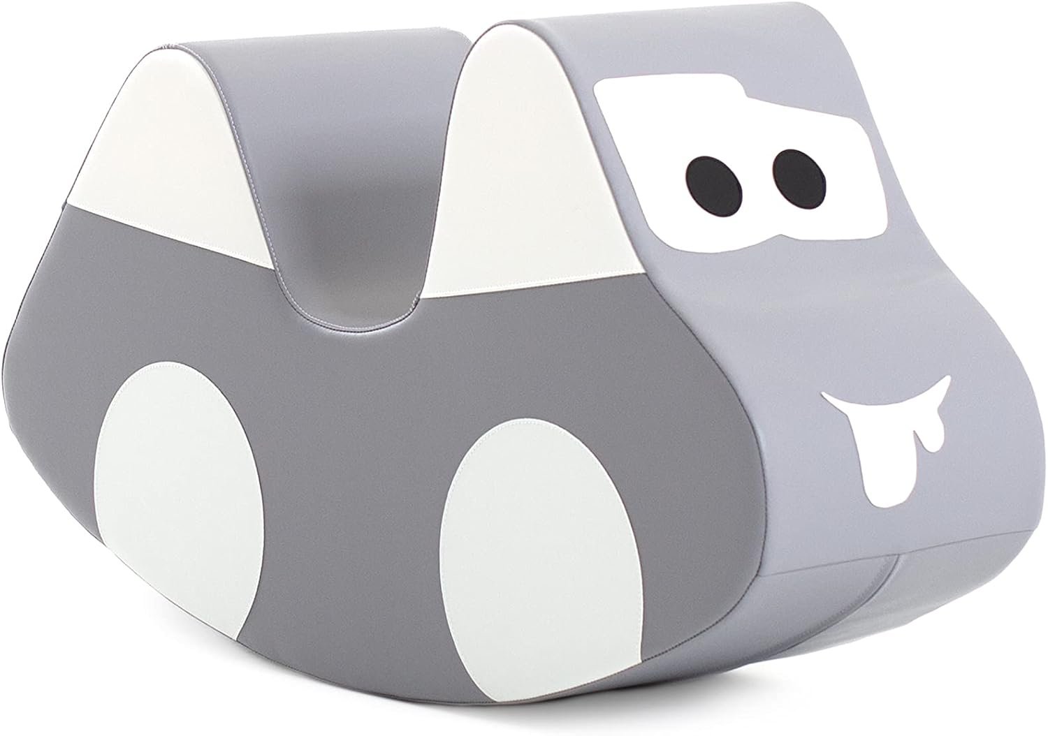 IGLU Soft Play Rocking Car Rocker for Kids Jumping Activity Toy Toddler 2-4 Years (Grey)