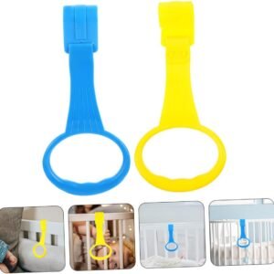 Beaupretty 2pcs Ergonomic Pull Up Rings for Indoor Playpen Support - Image 8