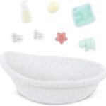 LullaBaby – Bath Set – Tub Toys – Baby Doll Accessories – Real Water Play – Kids Ages 2 Years Old & Up – Baby Doll Bathtub