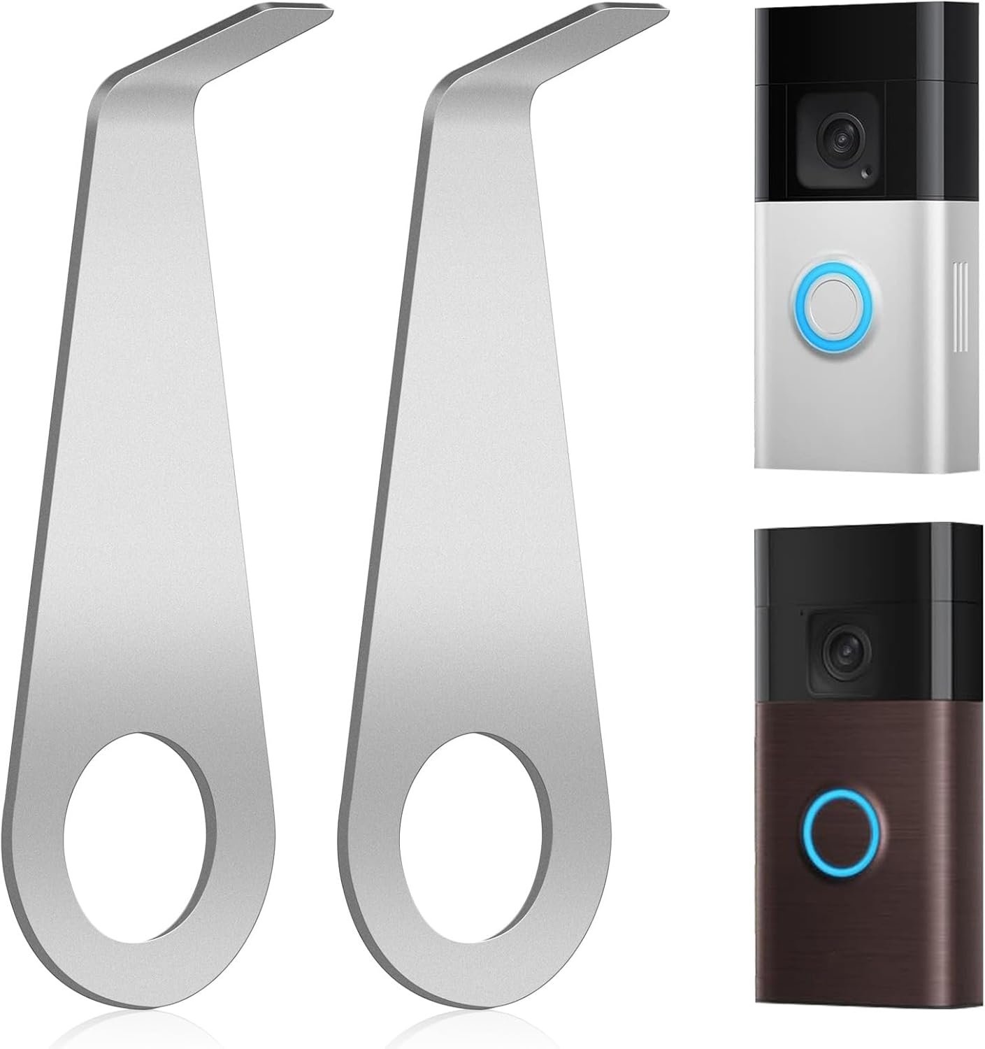 2Pcs Doorbell Key Replacement Tools Removal Key Compatible with All-New R/ing Video Battery Doorbell (2024 Release) Camera Screwdriver Secure Opening Tool Stainless Steel Security Accessories