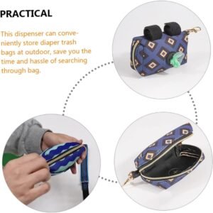 Portable Diaper Bag Dispenser - 2 Pack Trash Bags for Travel & Diapering - Image 5