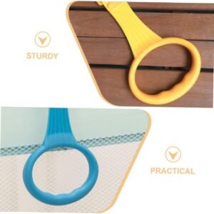 PERSELOSO 6pcs Pull Rings for Arm Strength Training & Baby Walking Aid - Green - Image 4