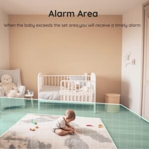 BOIFUN WiFi Baby Monitor - Split Screen, 2 Cameras, 4.3'' LCD, 1080P Video - Image 5