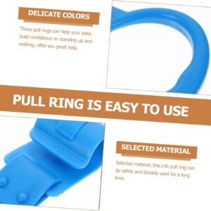 Lightweight Portable Bed Stand Up Rings for Walking & Exercise - 1 Pair - Image 2