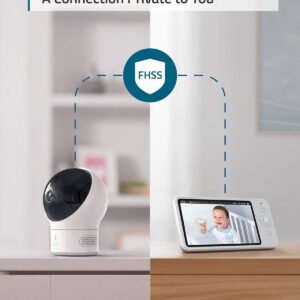 eufy Baby Monitor Spaceview E110 | 720p HD, 5" Display, Night Vision, 2-Way Audio - Image 4