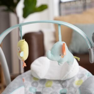 5-Speed Portable Baby Swing with Music & Nature Sounds - Ingenuity Hugs & Hoots - Image 11