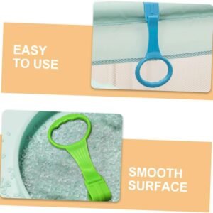 PERSELOSO 6pcs Pull Rings for Arm Strength Training & Baby Walking Aid - Green - Image 7