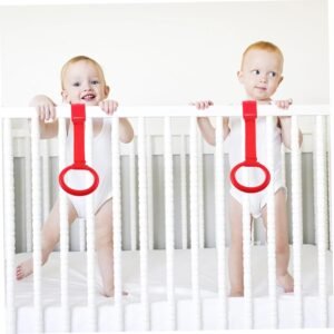 WESIEVYA 2pcs Durable Hand Pull Rings for Newborn Walking Assistance - Image 4