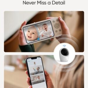 Eufy Baby Monitor E21 Add-On Camera: 4K UHD, 330° Pan, Night Vision - Image 2