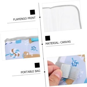 Portable Folding Diaper Changing Pad Mat – Travel-Friendly Grey Design - Image 2