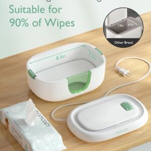 Momcozy Baby Wipe Warmer: Fast Heating, Large Capacity, 4 Temp Modes & Night Light - Image 6