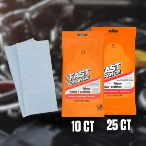 Fast Orange Hand Cleaner Wipes - 25 Count Pouch for Tough Stains - Image 4