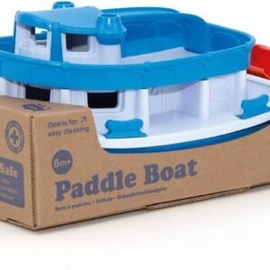 Green Toys Paddle Boat in Blue/Grey - Safe, Eco-Friendly Kids Bath Toy - Image 6