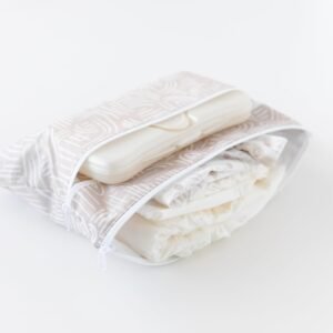 Bumkins Waterproof Wet Dry Clutch Bag for Baby & Travel - Boho Beige - Image 2