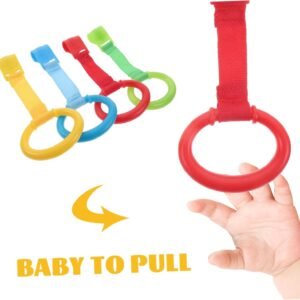 Kisangel 4pcs Pull Rings - Durable Walking Assist Tools for Nursery Cots - Image 7