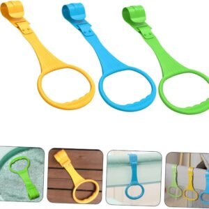 PERSELOSO 6pcs Pull Rings for Arm Strength Training & Baby Walking Aid - Green - Image 9