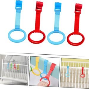 HOOTNEE 4-Pack Lightweight Crib Pull Rings for Newborn Bed Safety - Image 8