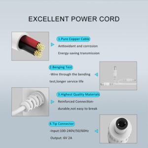 10 ft Snugapuppy Replacement Power Cord for Fisher Price/Ingenuity Swing - Image 4