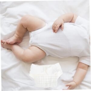 YOSADIER 5-Pack Reusable Newborn Cloth Diapers - Leak-Resistant PVC - Image 9