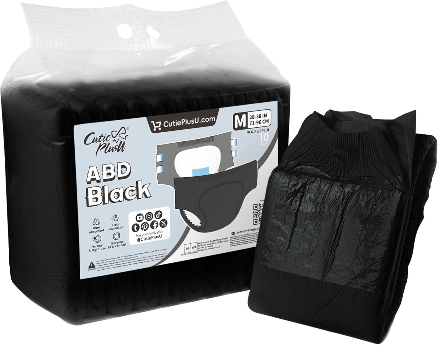 CutiePlusU Heavy Absorption Disposable Adult Diapers