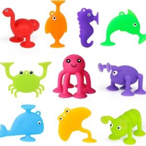 10PCS Suction Toys for Kids