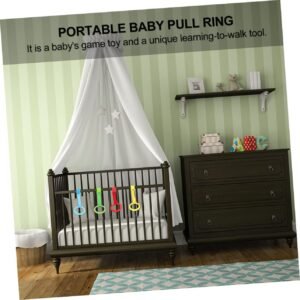 6pcs MERRYHAPY Bed Hanging Safety Assist Pull Rings for Confident Standing - Image 2