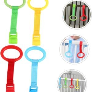 MERRYHAPY 5-Pack Cot Pull Rings | Easy Grasp Crib Hanging Support - Image 6