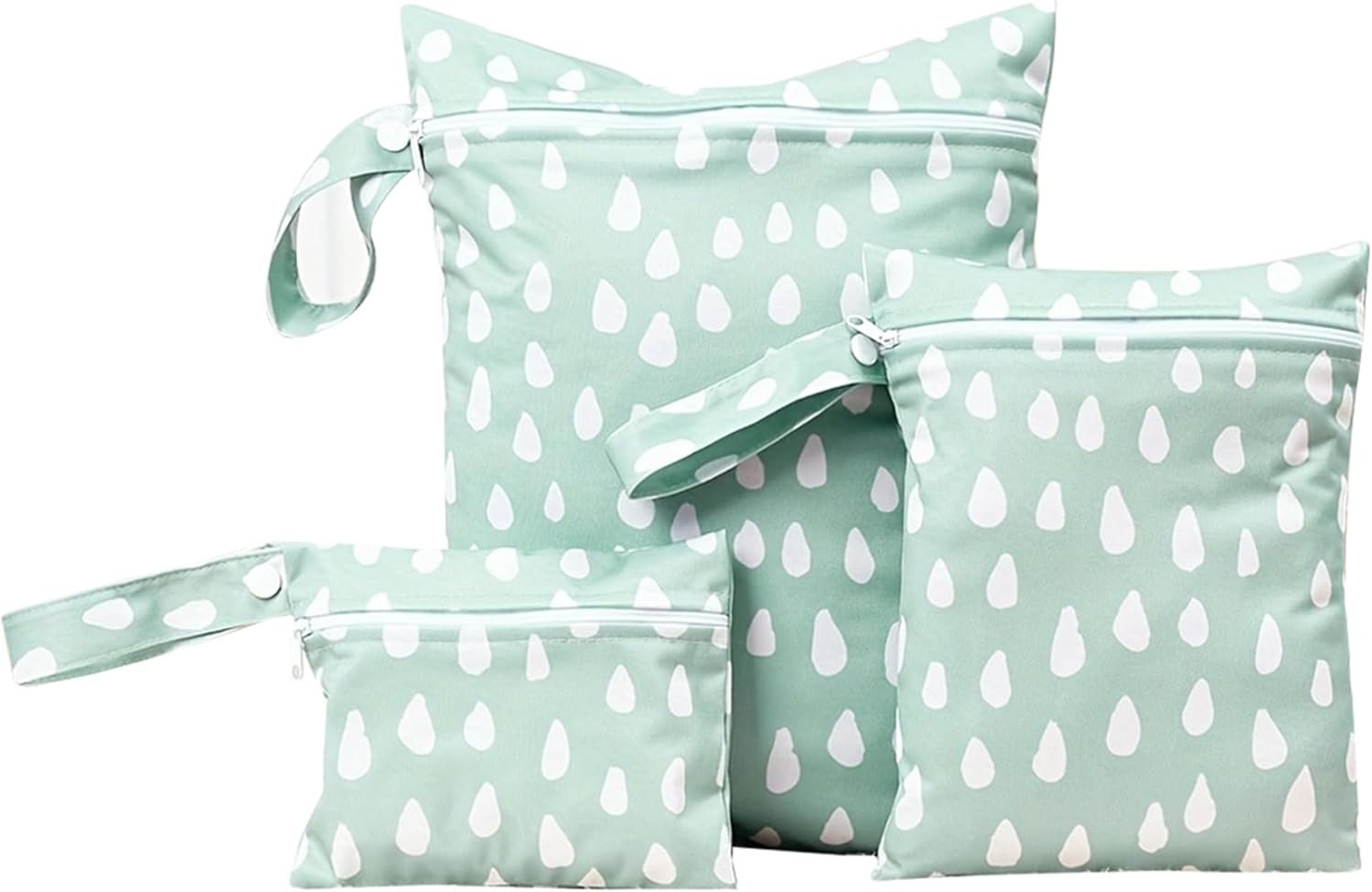 Happy Cherry 3 Pack Wet Dry Bags, Washable Bag for Travel Storage, Waterproof Reusable with Zippered Beach Pool