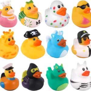 12 Pcs Rubber Ducks for Kids