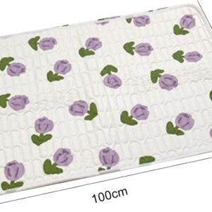 Reusable Waterproof Bed Pads & Mattress Protector for Baby Cribs - Tulip M - Image 2