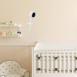 iTODOS Flexible Baby Monitor Mount for Nanit Pro & Flex Stand – 8" Arm - Image 2