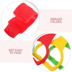 ORFOFE 4 Pcs Pull Up Rings | Safety Assistant for Playpen Activities - Image 3