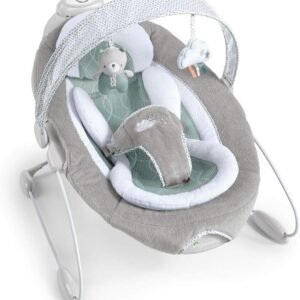 SmartBounce Baby Bouncer Seat with White Noise & Plush Toys for Infants 0-6 Mo - Image 3