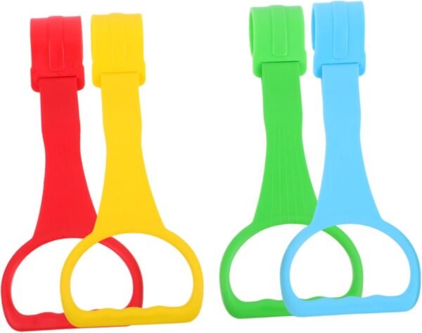 OFFIGAM 4 Pcs Playpen Pull Up Rings for Easy Installation Walking Assistant Enhance Upper Body Strength Safe