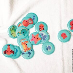 Janod Baby Animals Memory Game - Fun Bathtime Toy for 24+ Months - Image 10