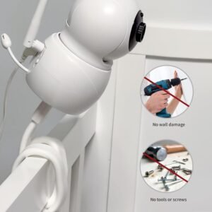 Universal Baby Monitor Mount for Infant Optics DXR-8 Pro & Crib Cameras - Image 5