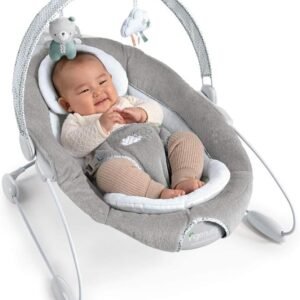 SmartBounce Baby Bouncer Seat with White Noise & Plush Toys for Infants 0-6 Mo - Image 2