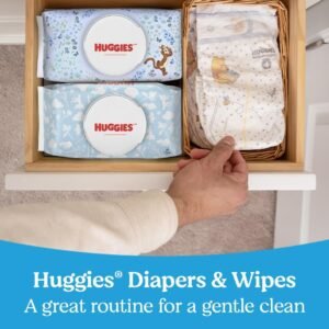 HUGGIES Natural Care Scented Baby Wipes, Hypoallergenic, 560 Count - Image 8